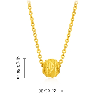 经典几何黄金吊坠 黄金吊坠 吊坠  第1张