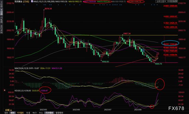 现货黄金交易策略:见底信号增强,多头或进一步发力,仍需关注经济数据 行业资讯 第1张 现货黄金交易策略:见底信号增强,多头或进一步发力,仍需关注经济数据 行业资讯 第1张